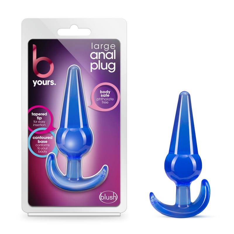 B Yours Anal Plug - Large - Blue